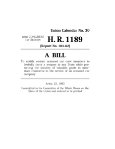 House Committee Report Reciprocity Act