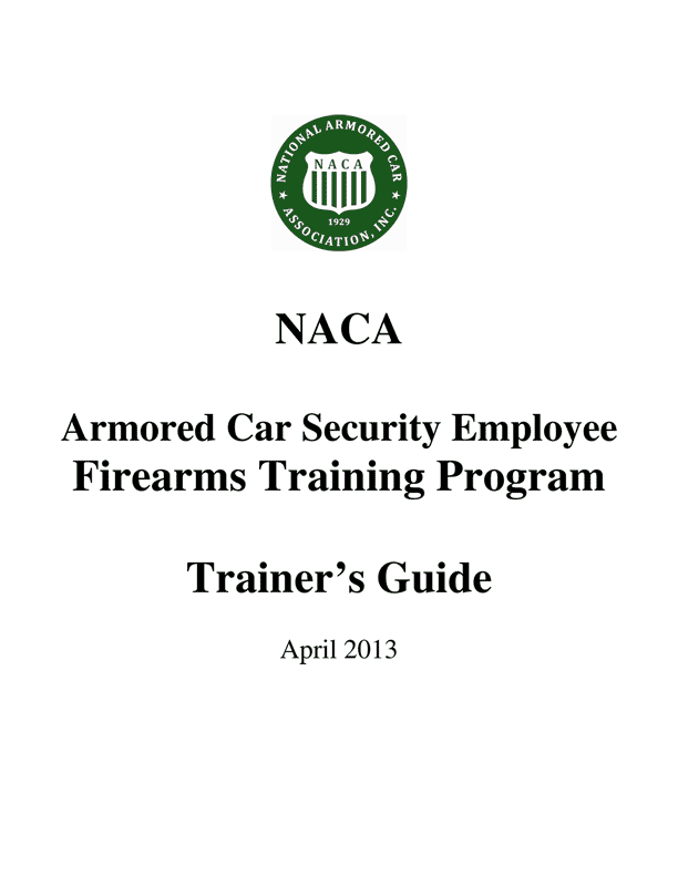 NACA Firearms Training Guide